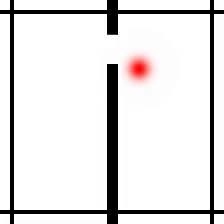 TwoRooms target observation for rollout 1