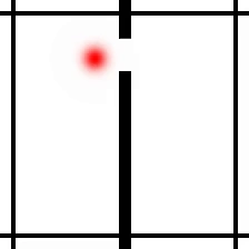 TwoRooms target observation for rollout 2